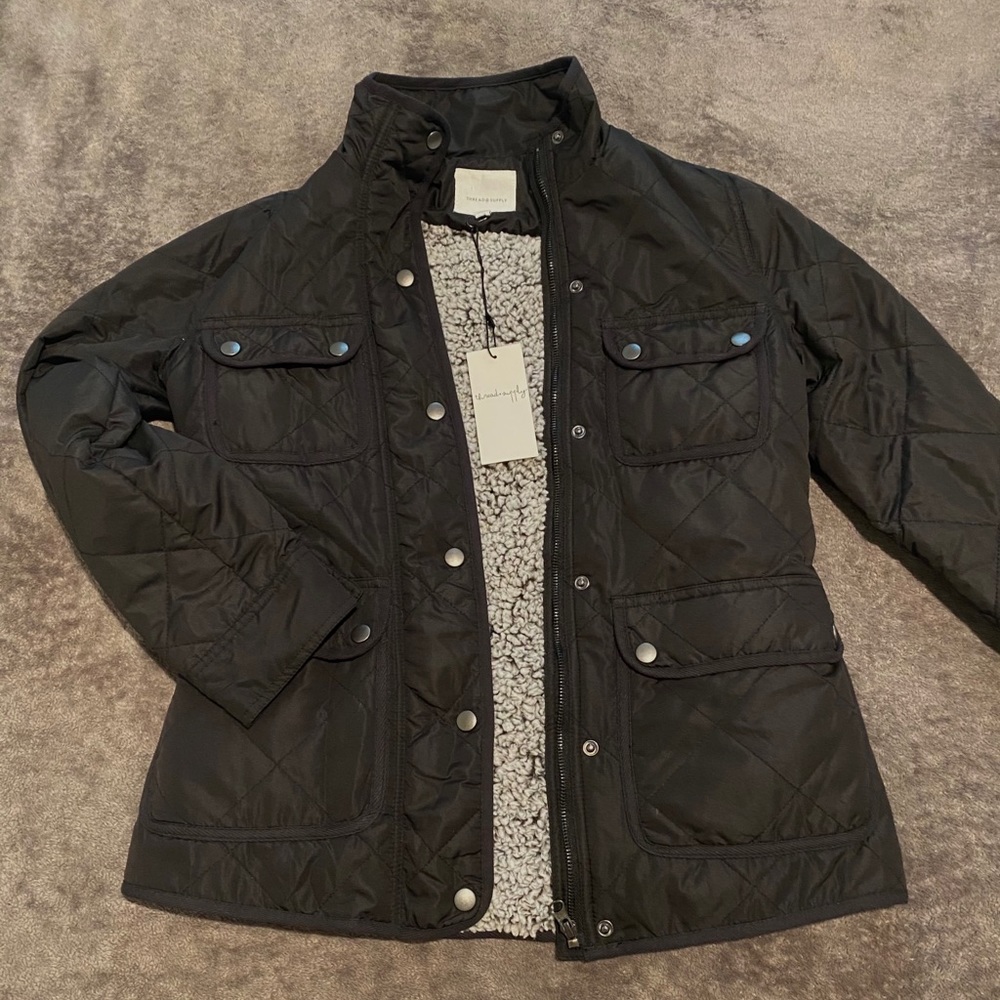 NWT Adorable Thread + Supply Fleece Winter Jacket